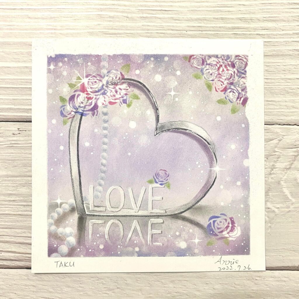 【和諧粉彩】TAKU教案-Love and Heart