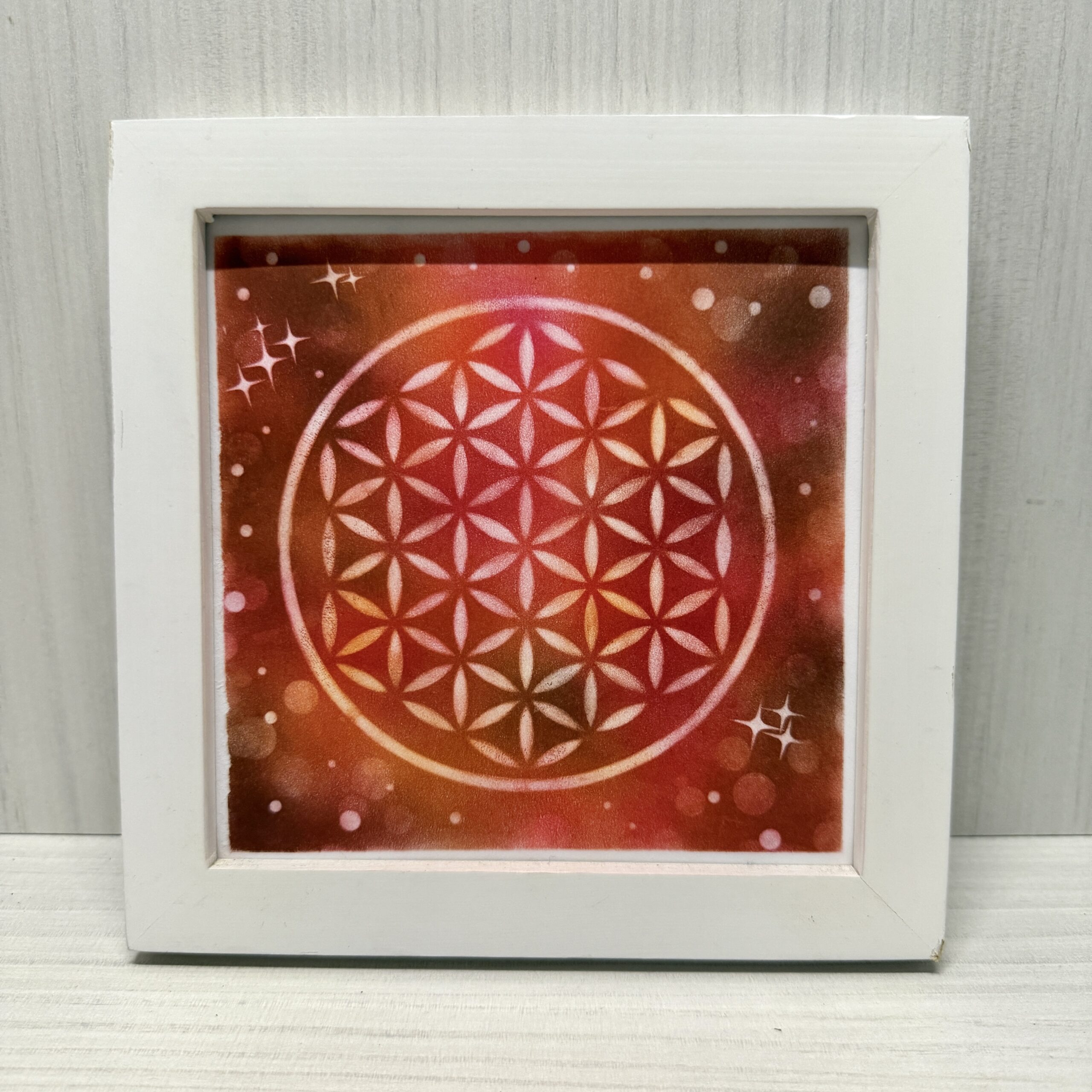 赤焰的祝福-粉彩曼陀羅