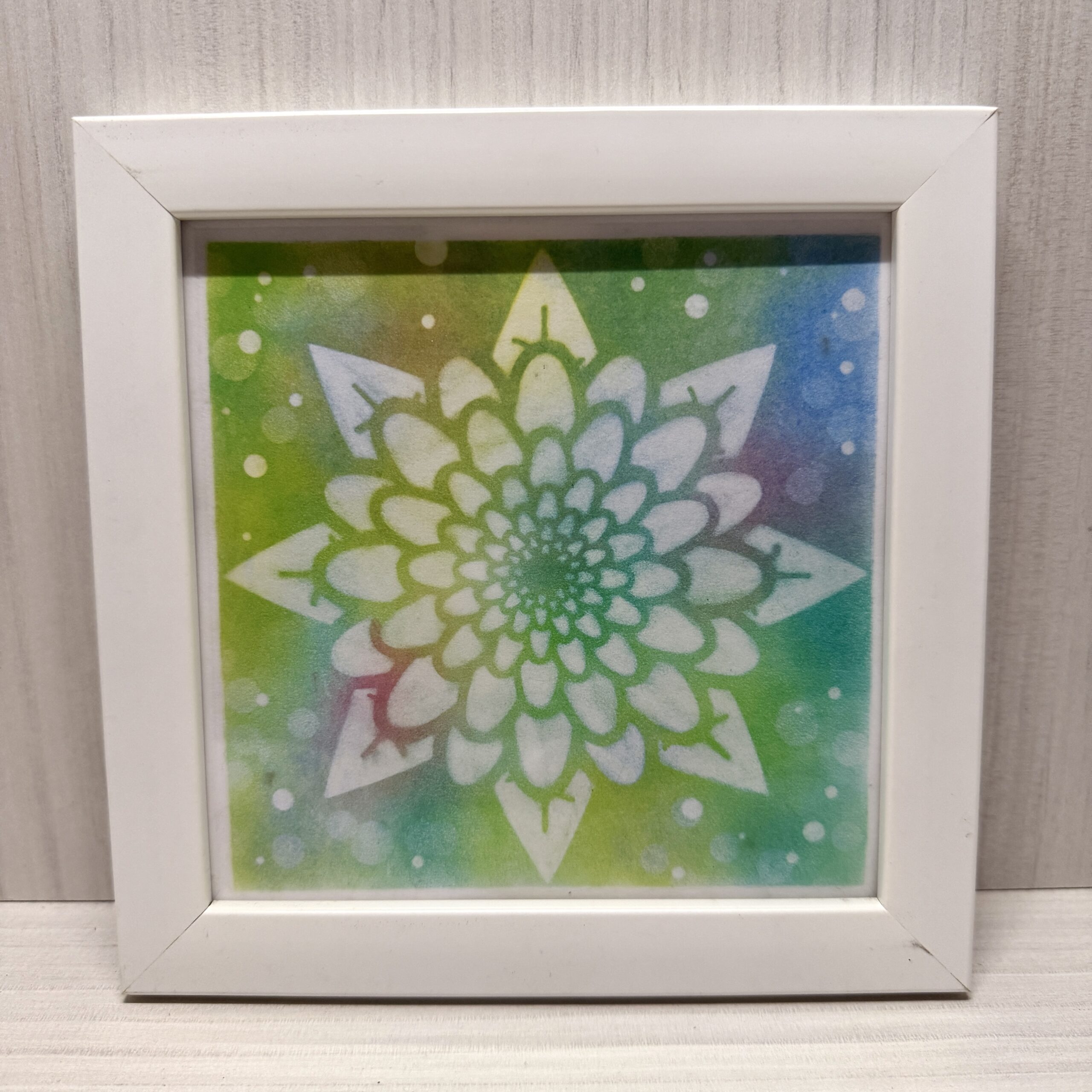 綠光心流-粉彩曼陀羅