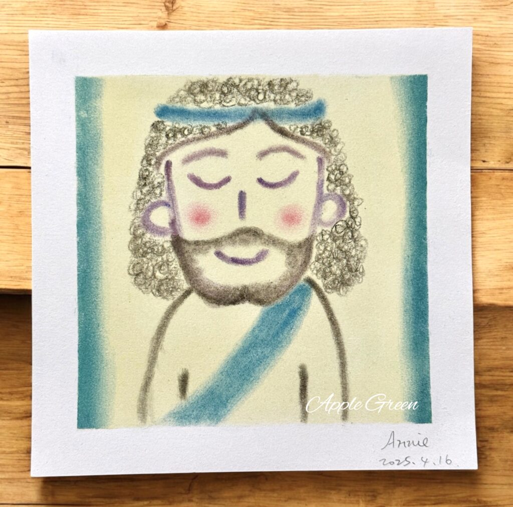 【和諧粉彩】耶穌爸爸
