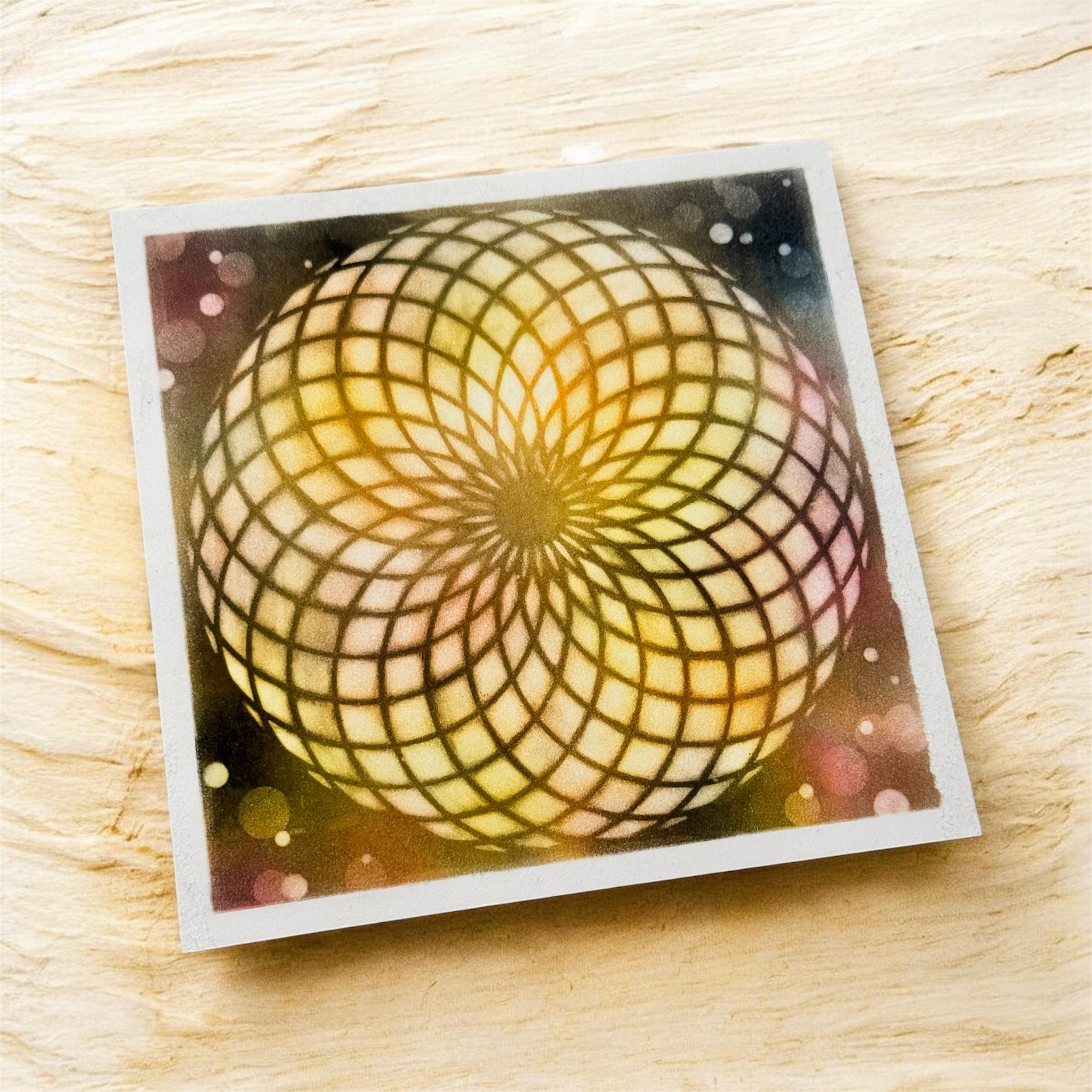 金色心願 - 粉彩曼陀羅